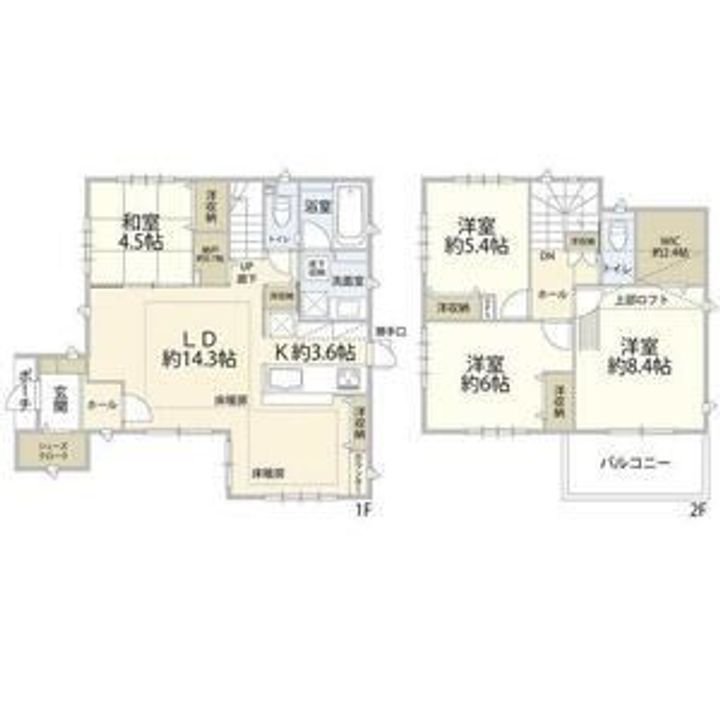 神奈川県藤沢市辻堂元町6(一戸建)の賃貸物件の間取り