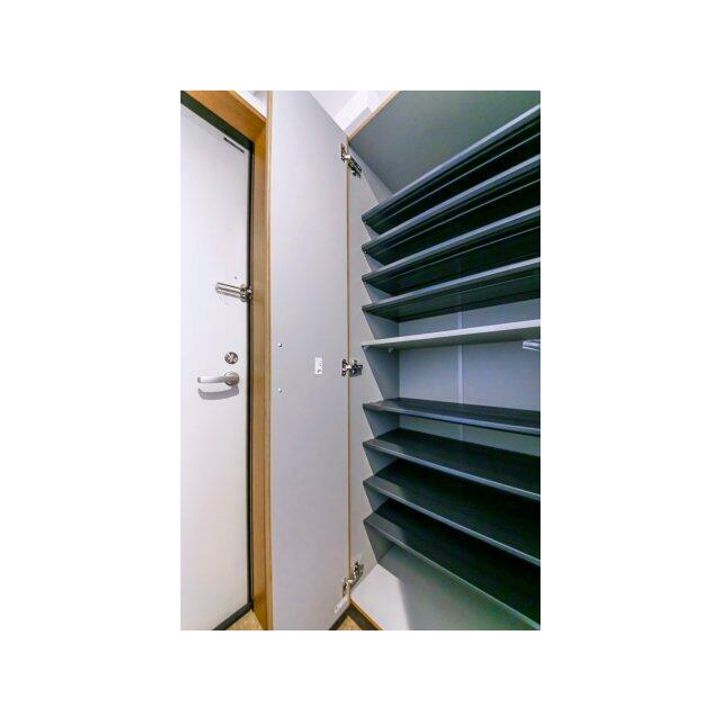 神奈川県海老名市中新田3(アパート)の賃貸物件の玄関