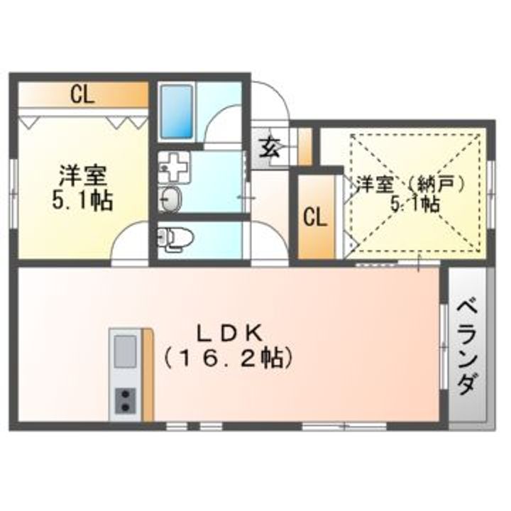 ルクールトロワの間取り