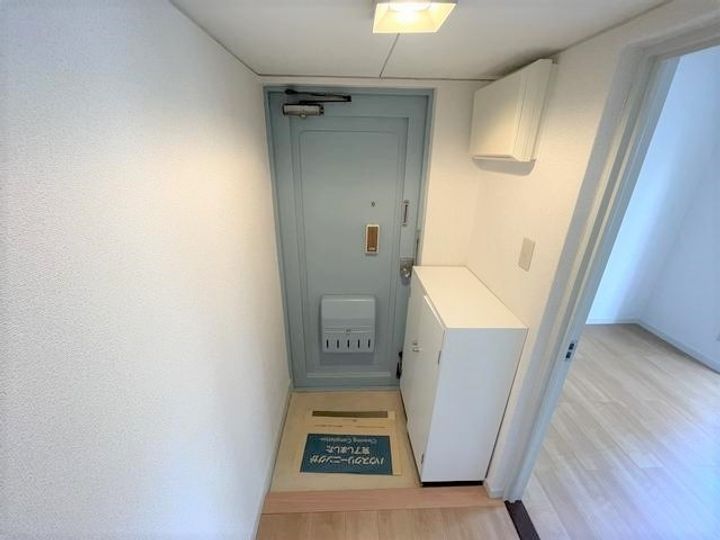 グリーンハイツの玄関