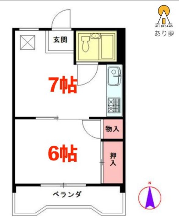 第1加藤ビルの間取り