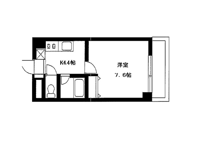 アバンサール泉中央の間取り