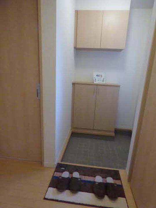 熊本県熊本市西区戸坂町(アパート)の賃貸物件の玄関