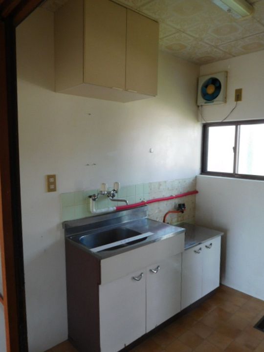 コーポヒラキ工学部Bのキッチン