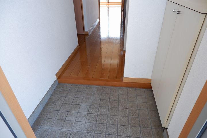 熊本県阿蘇郡西原村大字布田(アパート)の賃貸物件の玄関