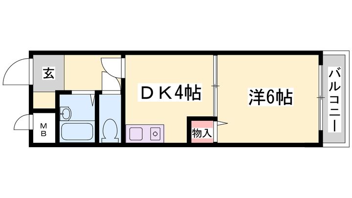 ヴィラ平野の間取り