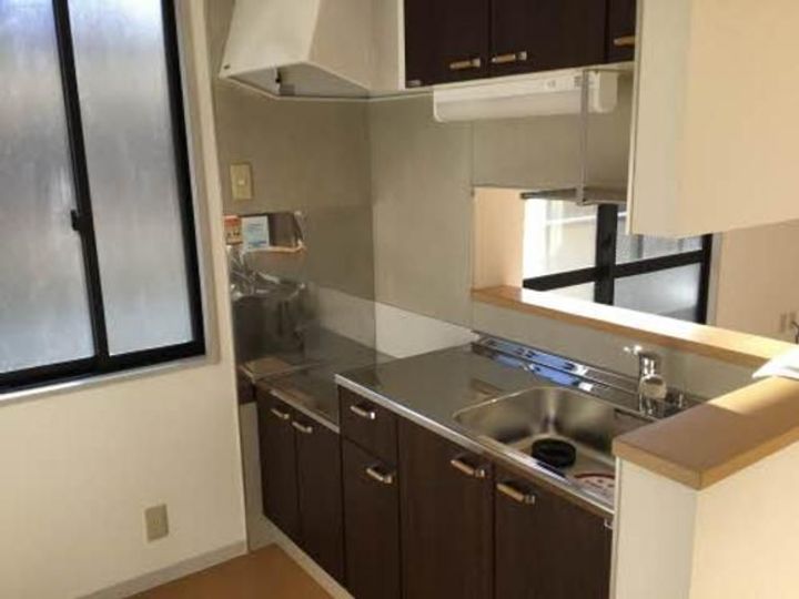 福島県福島市八木田字伊賀内(アパート)の賃貸物件のキッチン