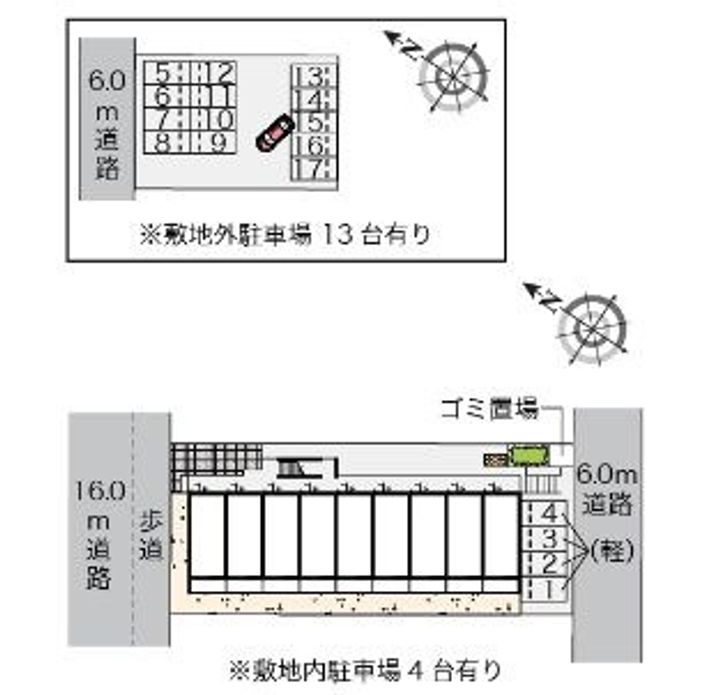 クレイノYUKUINN Zの地図