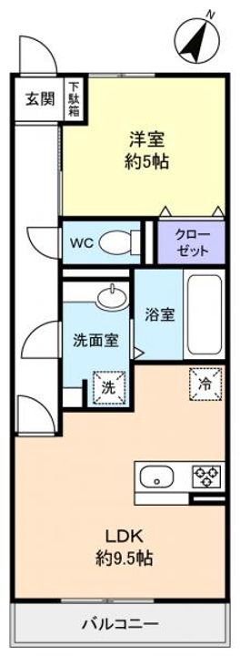 jyuto勝田台IIの間取り