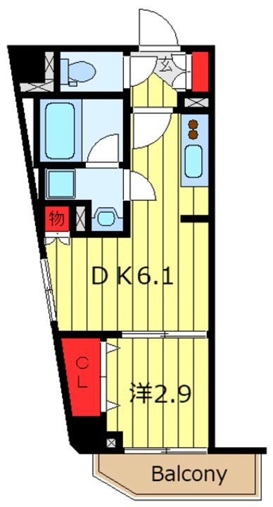 クオリタス田端の間取り