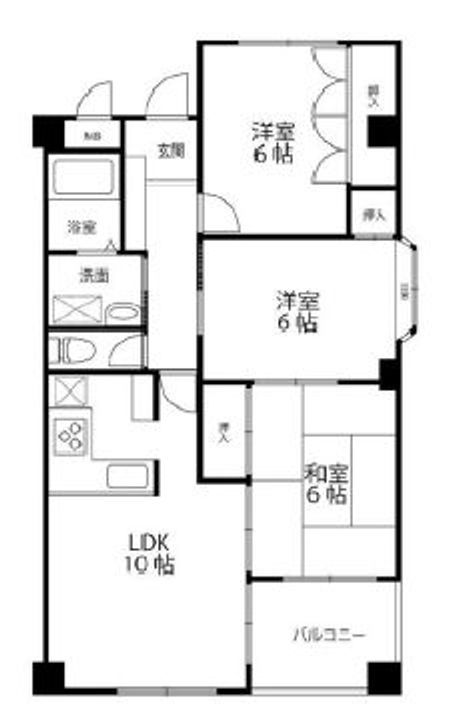 パティオ外院の間取り