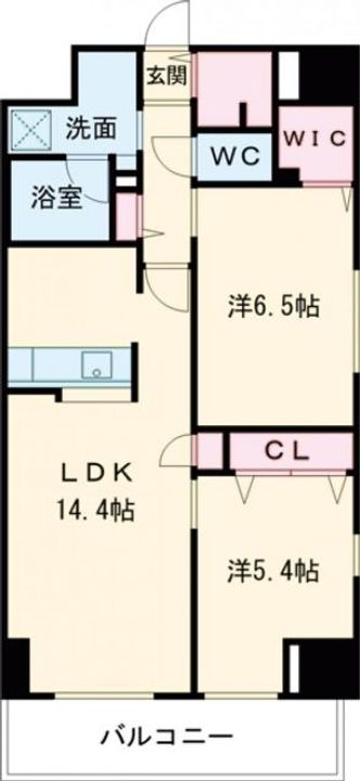 兵庫県明石市樽屋町(マンション)の賃貸物件の間取り
