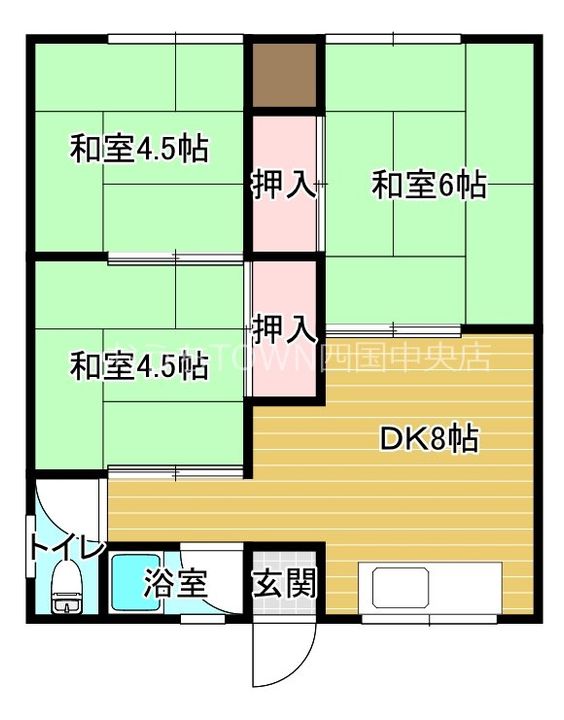 コーポ石川の間取り