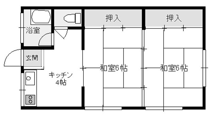 さかえ荘の間取り