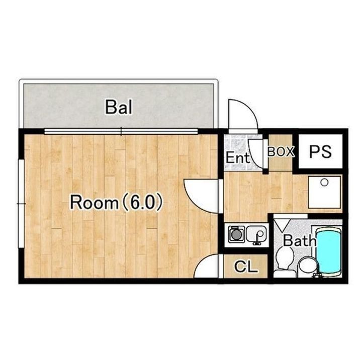 東京都国分寺市日吉町2(アパート)の賃貸物件の間取り