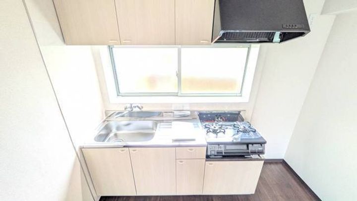 広島県広島市東区牛田本町3(マンション)の賃貸物件のキッチン