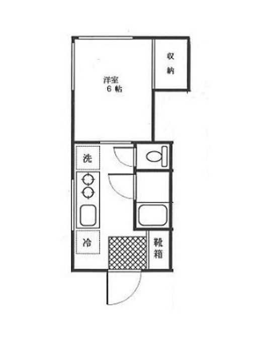 東京都杉並区下高井戸2(アパート)の賃貸物件の間取り