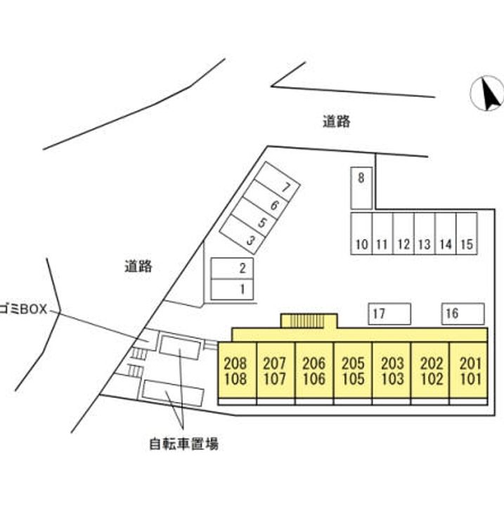 愛知県東海市富木島町向イ(アパート)の賃貸物件の周辺