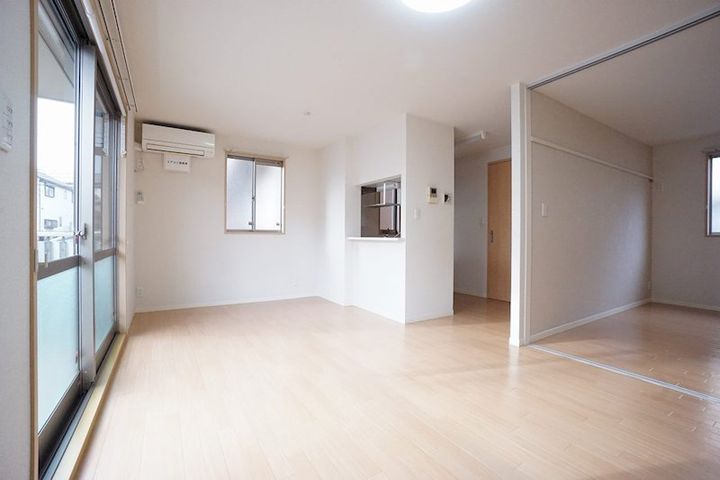 ラ・ボンヌ・メゾンB棟の居間