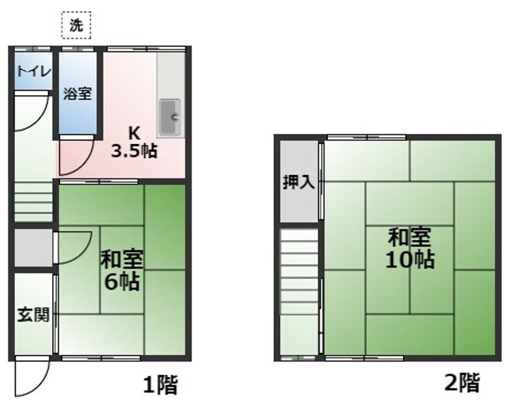 愛知県刈谷市東刈谷町2(一戸建)の賃貸物件の間取り