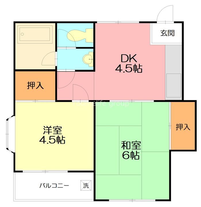 光ハイツの間取り