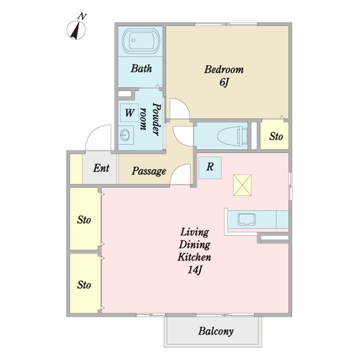 アクアコートの間取り
