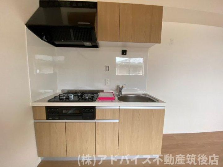 福岡県筑後市大字羽犬塚(アパート)の賃貸物件のキッチン