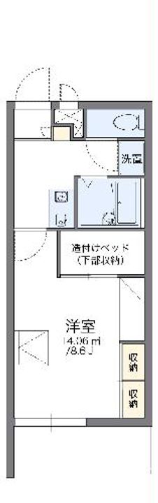 レオパレスバンリュの間取り