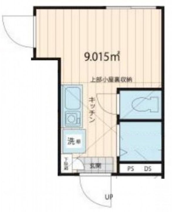 ロンジェスマン三宿の間取り
