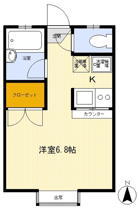 メゾン・カルムIの間取り