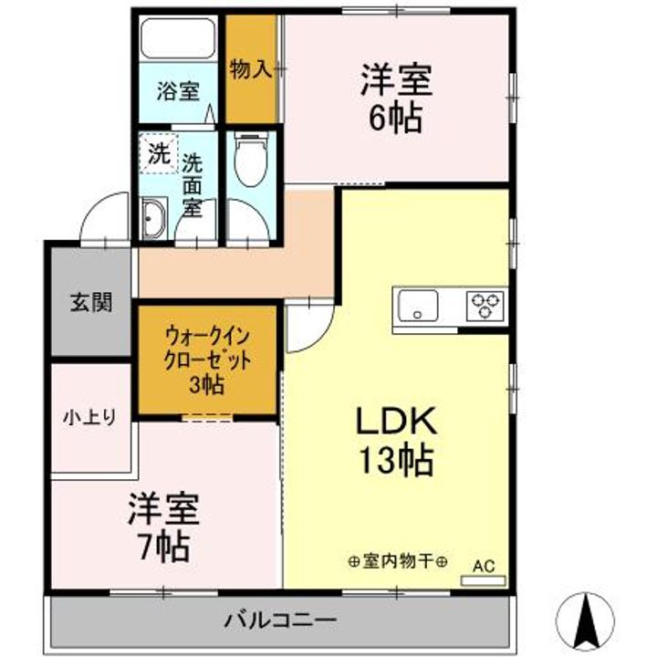 メゾン小柳の間取り
