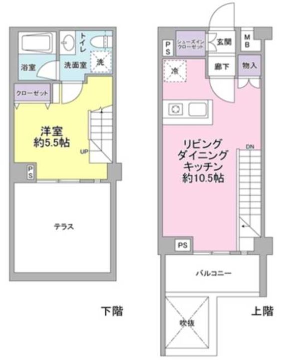 東京都世田谷区弦巻4(マンション)の賃貸物件の間取り