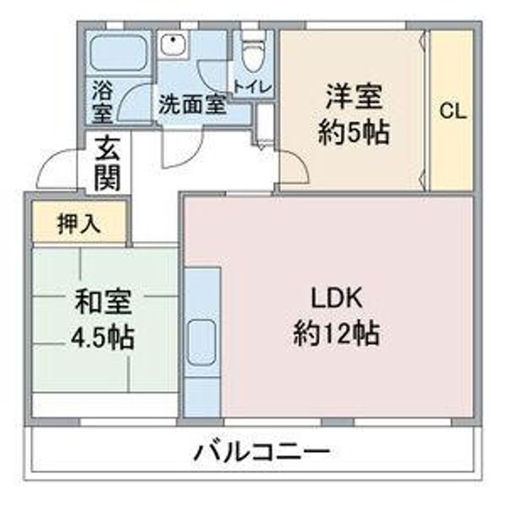愛知県名古屋市名東区社が丘2(マンション)の賃貸物件の間取り
