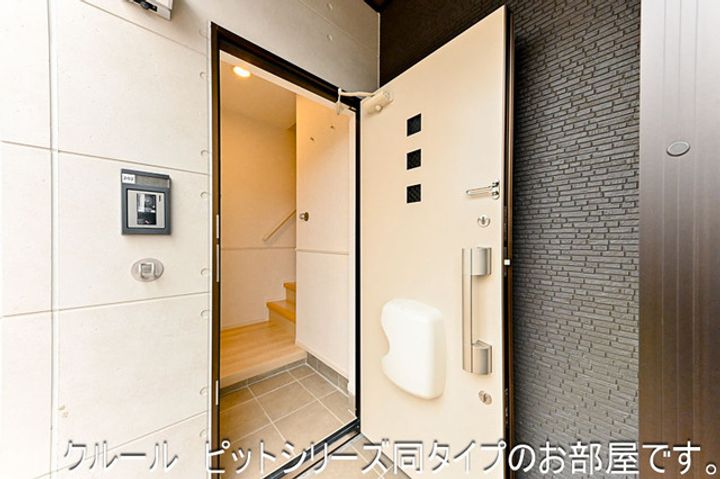 滋賀県守山市小島町(アパート)の賃貸物件の玄関