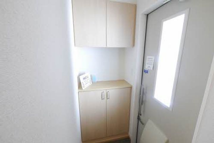 熊本県熊本市西区戸坂町(アパート)の賃貸物件の玄関