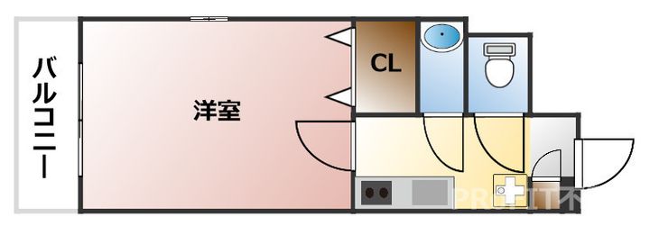 メルクリオール難波の間取り
