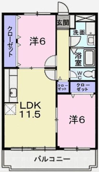 アクロポリス1の間取り