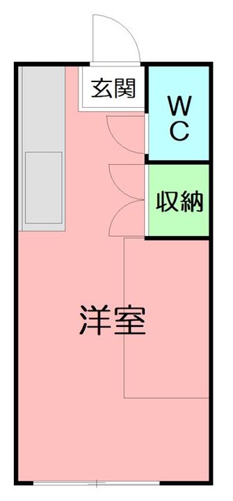 神奈川県藤沢市亀井野(アパート)の賃貸物件の間取り