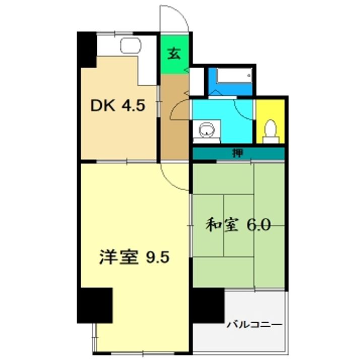 住友ハイツの間取り