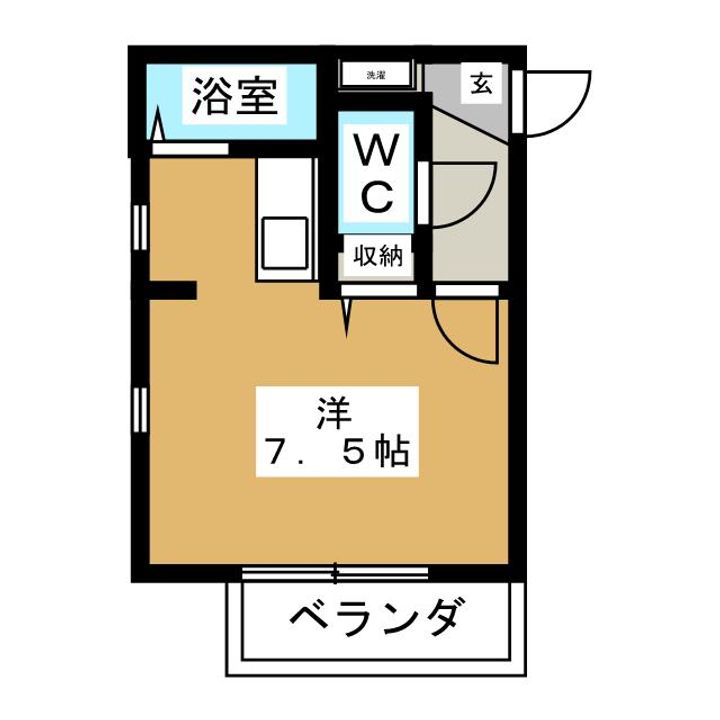 SRコーポC棟の間取り