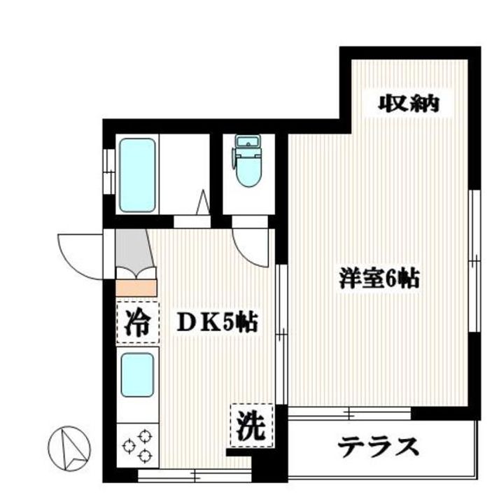 古谷ハイツの間取り