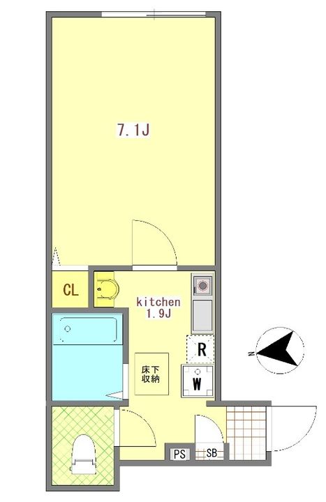 バーミープレイス武蔵境の間取り