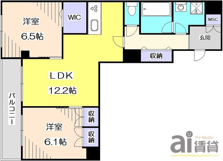 東京都練馬区土支田2(マンション)の賃貸物件の間取り