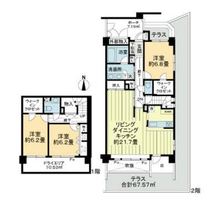 ライオンズステージ上野毛の間取り