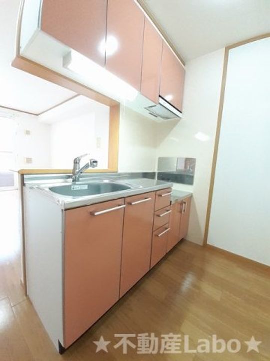 徳島県板野郡松茂町笹木野字八山開拓(アパート)の賃貸物件のキッチン