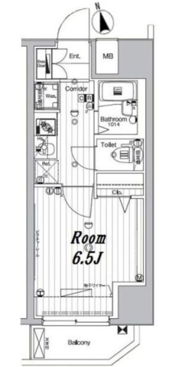 東京都江東区扇橋3(マンション)の賃貸物件の間取り