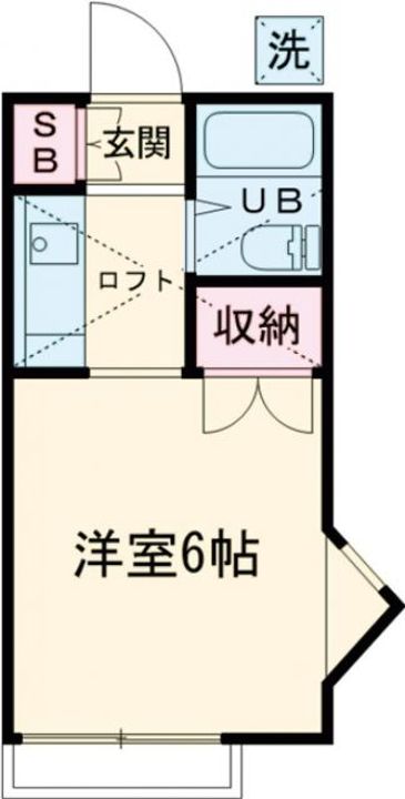 クロノス仙川の間取り