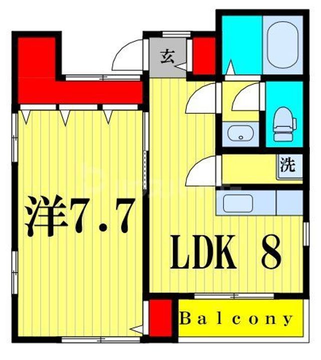 ハラハイツの間取り