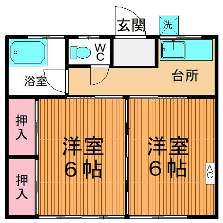 フラワーマンションの間取り