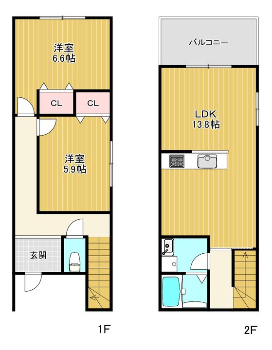 KOMOREBI~西郷通~の間取り